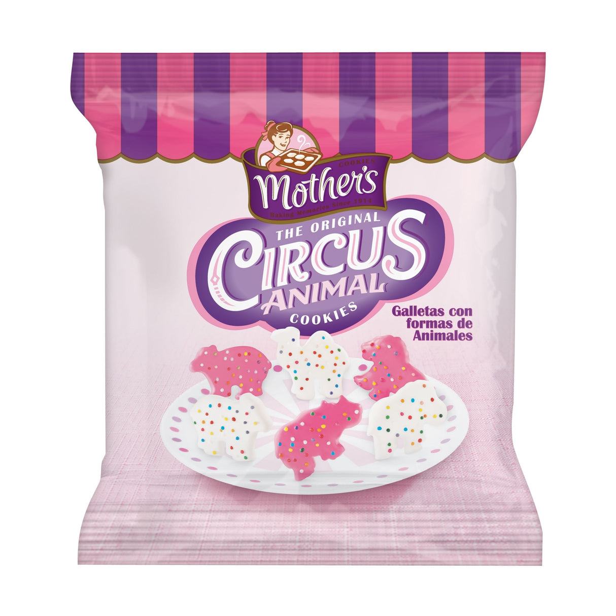 Animal Crackers, Frosted-Covered, with Sprinkles,4 - 12 OUNCE