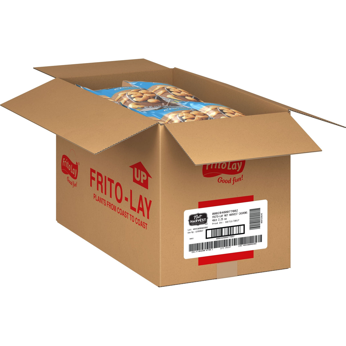 Cashews, Whole, Salted,48 - 2.25 OUNCE