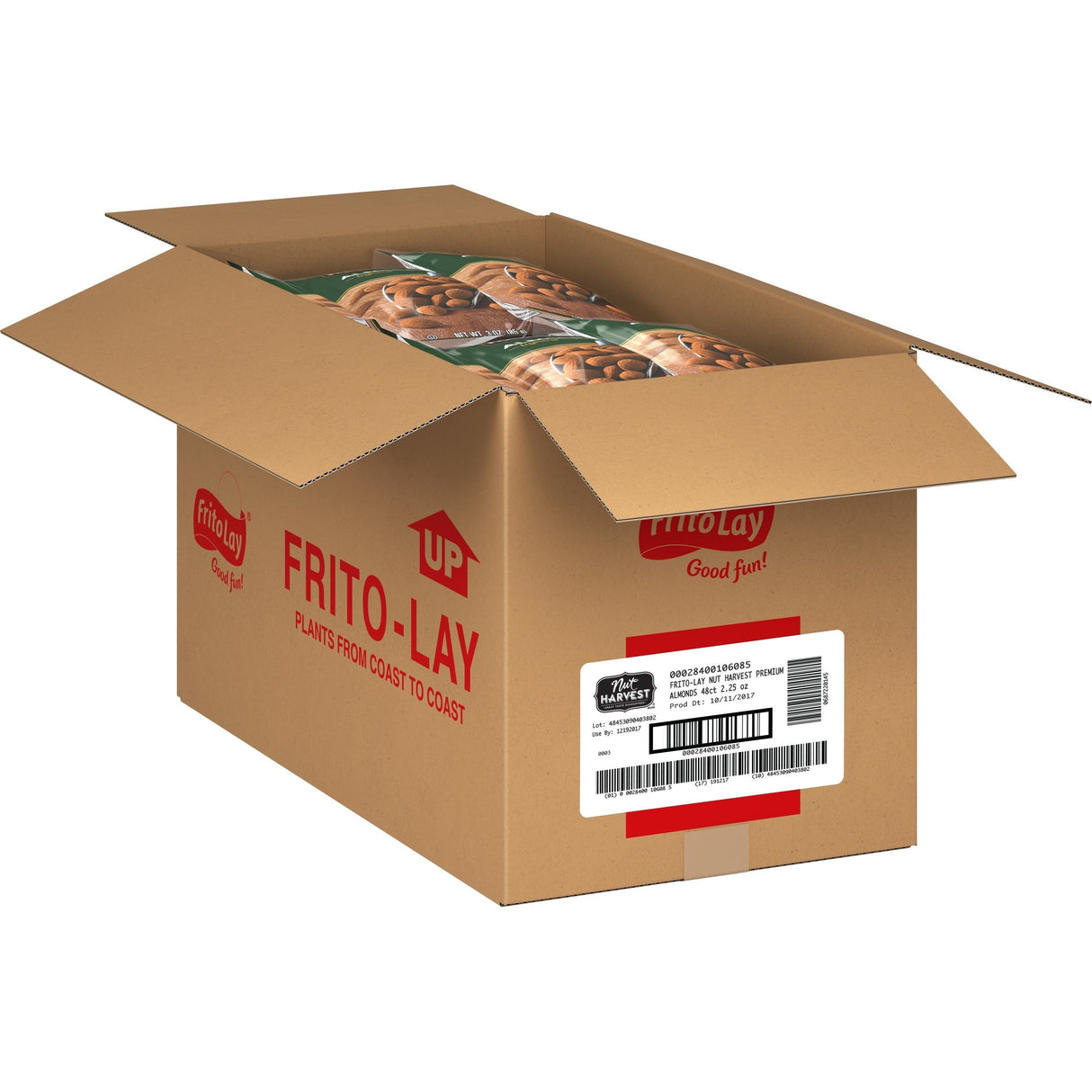 Almonds, Roasted,48 - 2.25 OUNCE