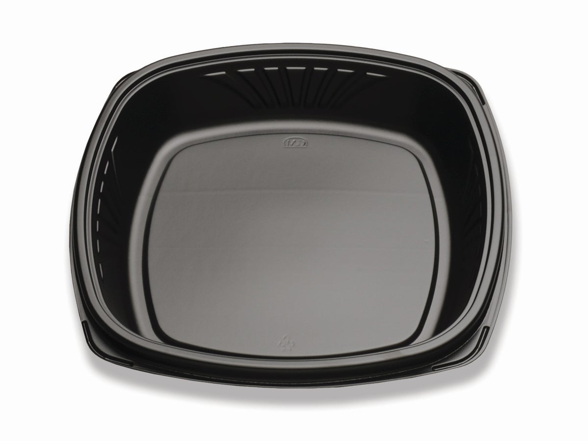 Containers, 12 Inch, Plastic, Black, Deep,2 - 30 COUNT