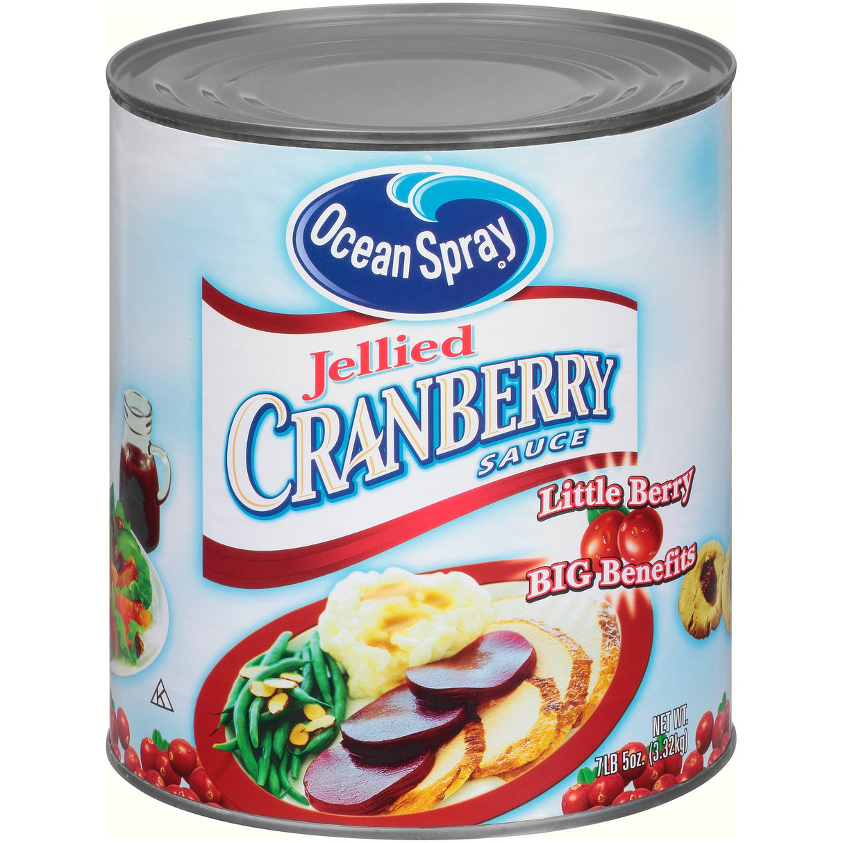 Cranberry Sauce, Jellied,6 - 117 OUNCE