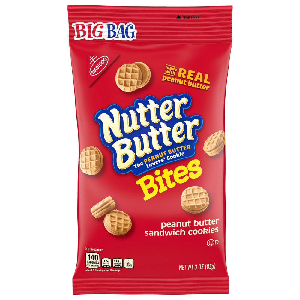 Cookies, Peanut Butter Sandwich, Shelf-Stable,12 - 3 OUNCE