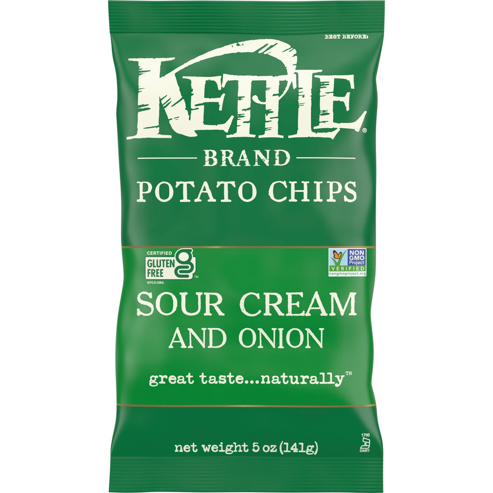Chips, Potato, Kettle, Sour Cream & Onion,15 - 5 OUNCE