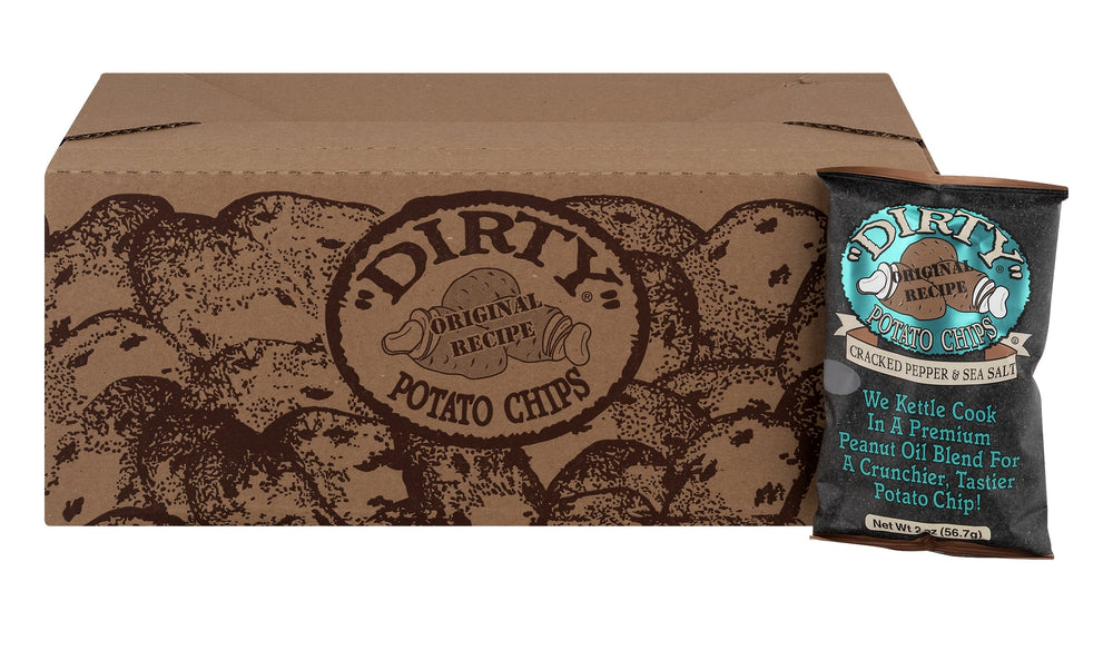 Chips, Potato, Cracked Pepper & Sea Salt, Single-Serve,25 - 2 OUNCE