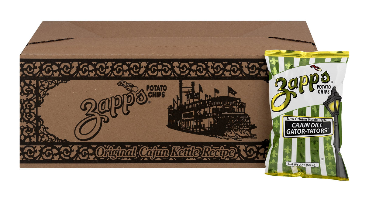 Chips, Potato, Kettle, Cajun Dill Gator-Tators, Single-Serve,25 - 2 OUNCE