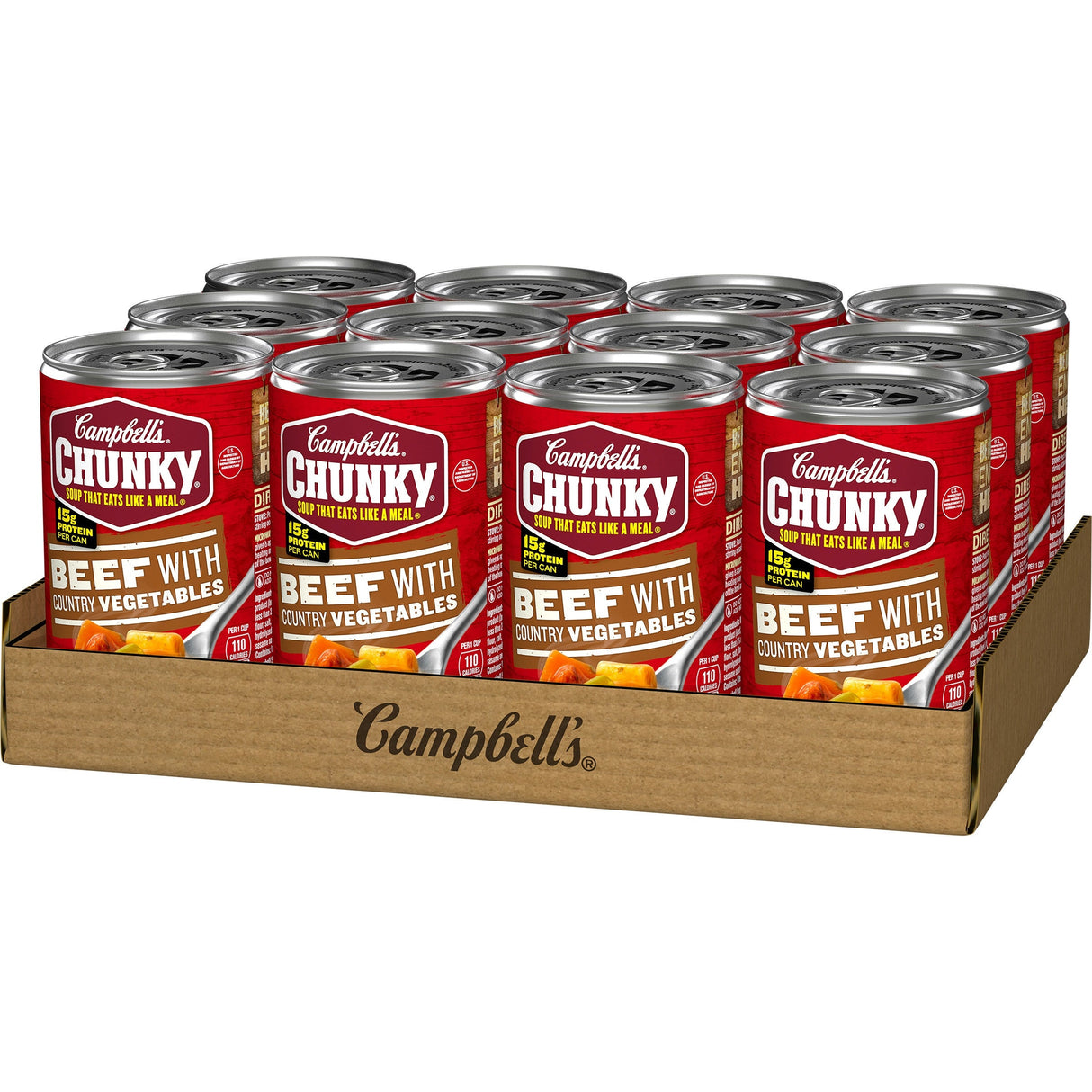 Soup, Beef, with Country Vegetables,12 - 18.8 OUNCE