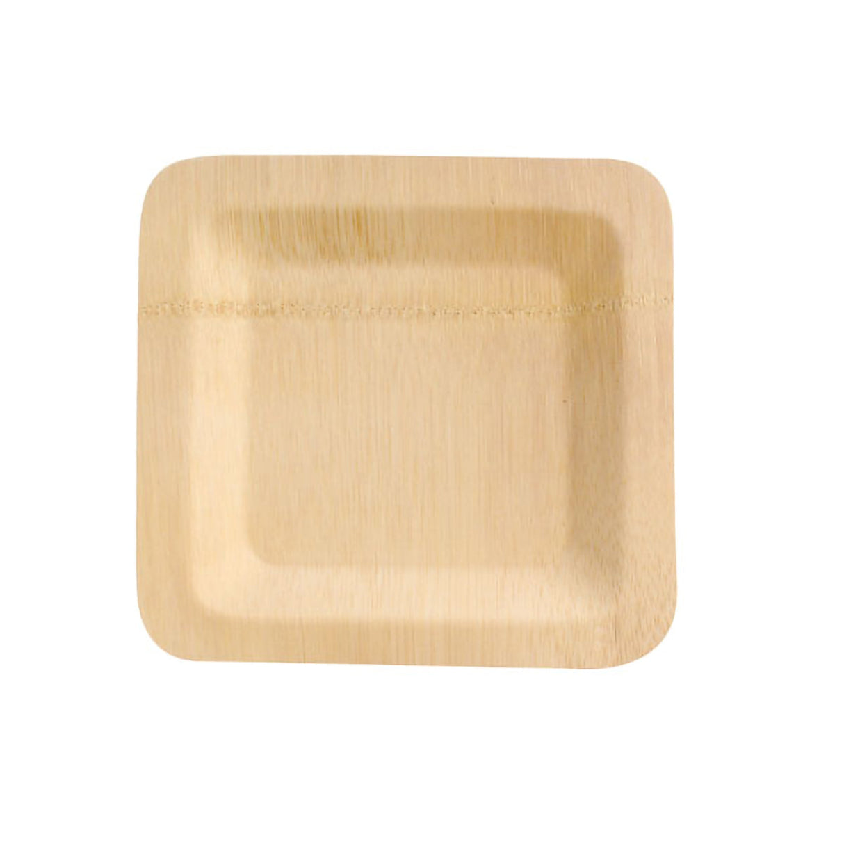 Plates, 7 Inch, Palm Leaf, Natural, Square,12 - 4 COUNT