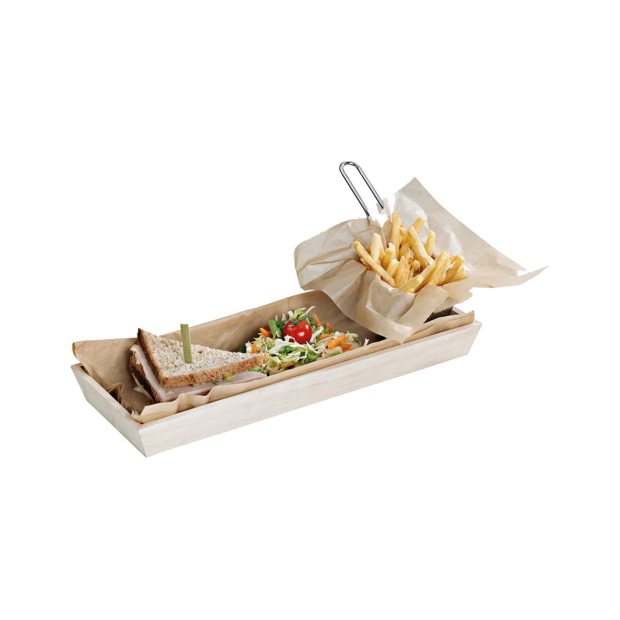 Trays, Heavy-Duty, 17 x 7.5 x 1.5 Inch, Wood, Natural, Biodegradable,10 - 1 EACH