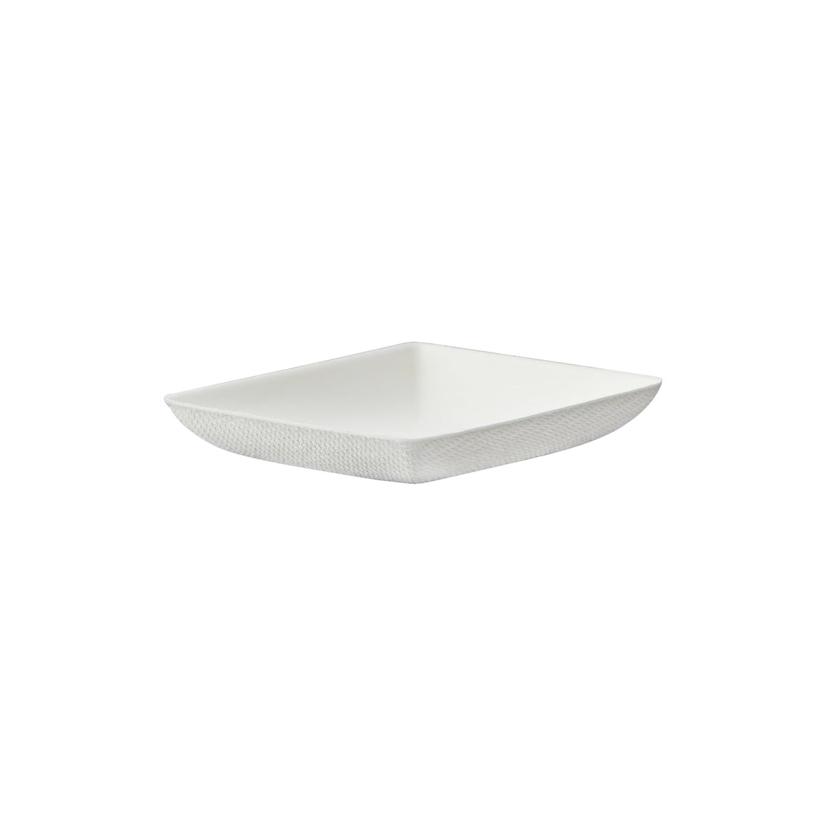 Plates, Mini, Bio 'n' Chic 2.5 Inch, Sugarcane, White, Square, Biodegradeable, 2.5 Linear Inch,10 - 30 COUNT