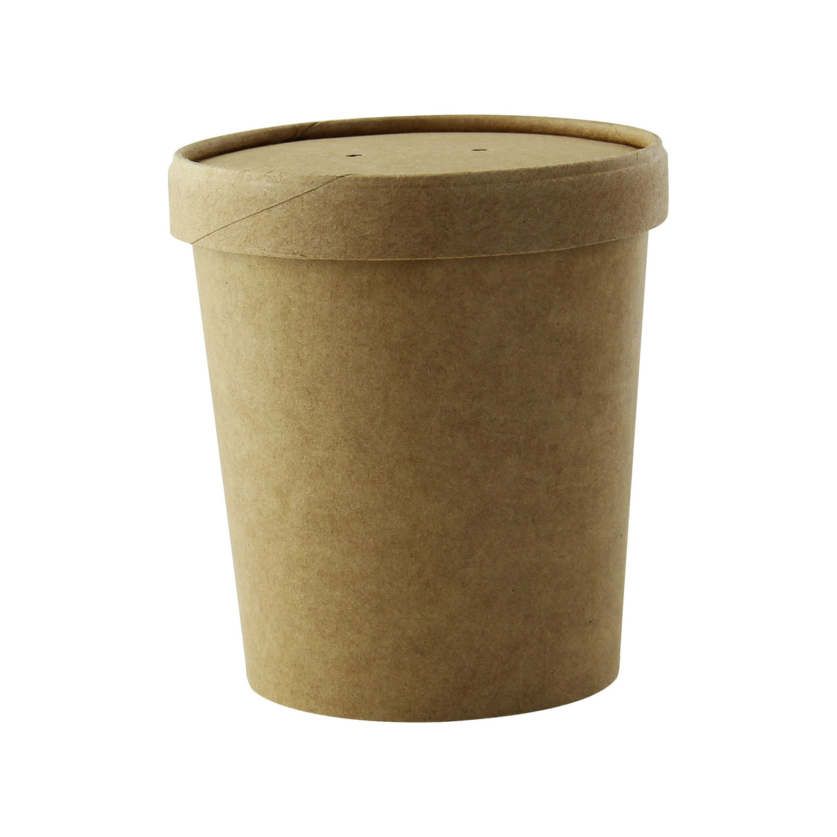 Cups, Soup, 16 Ounce, Paper, Brown, Round, with Lid, Biodegradeable, 16 Ounce,20 - 25 COUNT