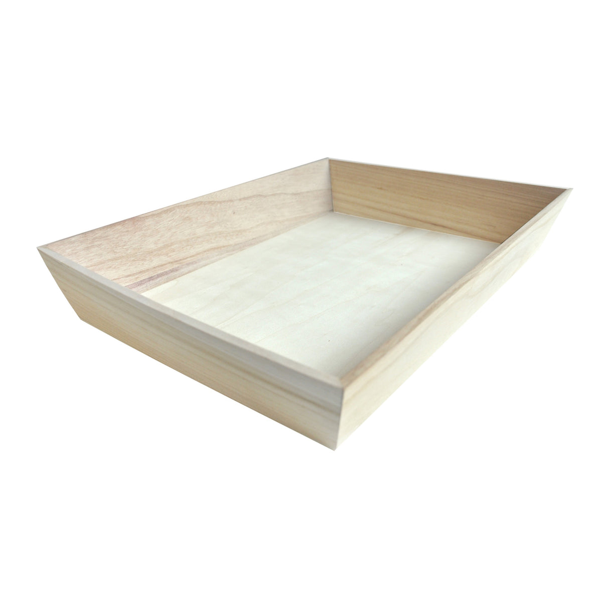 Trays, Heavy-Duty, 17.9 x 14 x 3 Inch, Wood, Natural,10 - 1 EACH