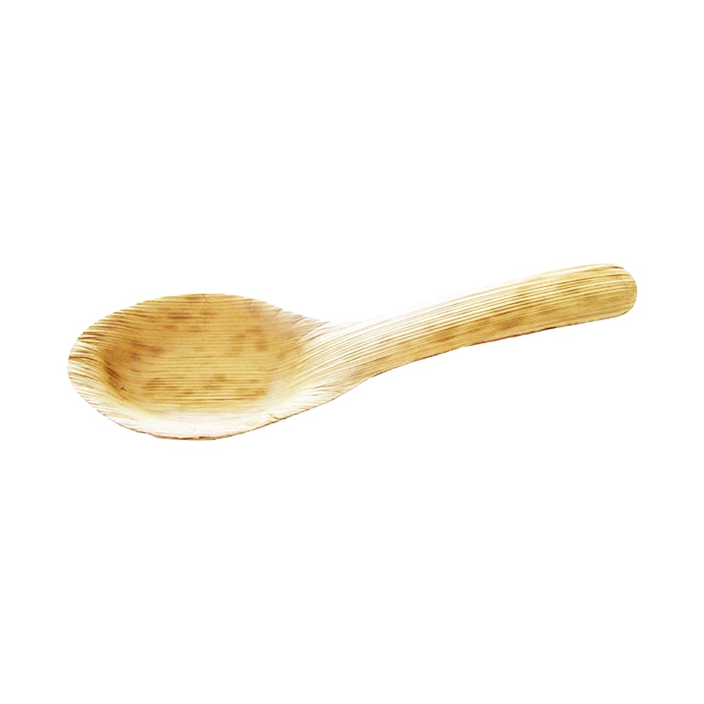 Spoons, Tasting, 5 Inch, Bamboo Leaf, Natural, 5 Linear Inch,1 - 50 COUNT