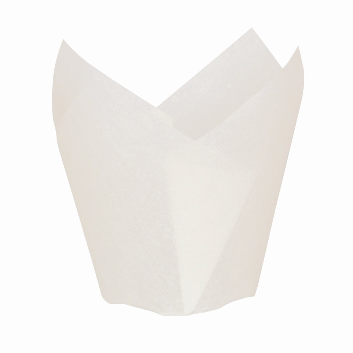Cups, Baking, 1.25 Ounce, Paper Tulip, White, 1.25 Ounce,10 - 100 COUNT