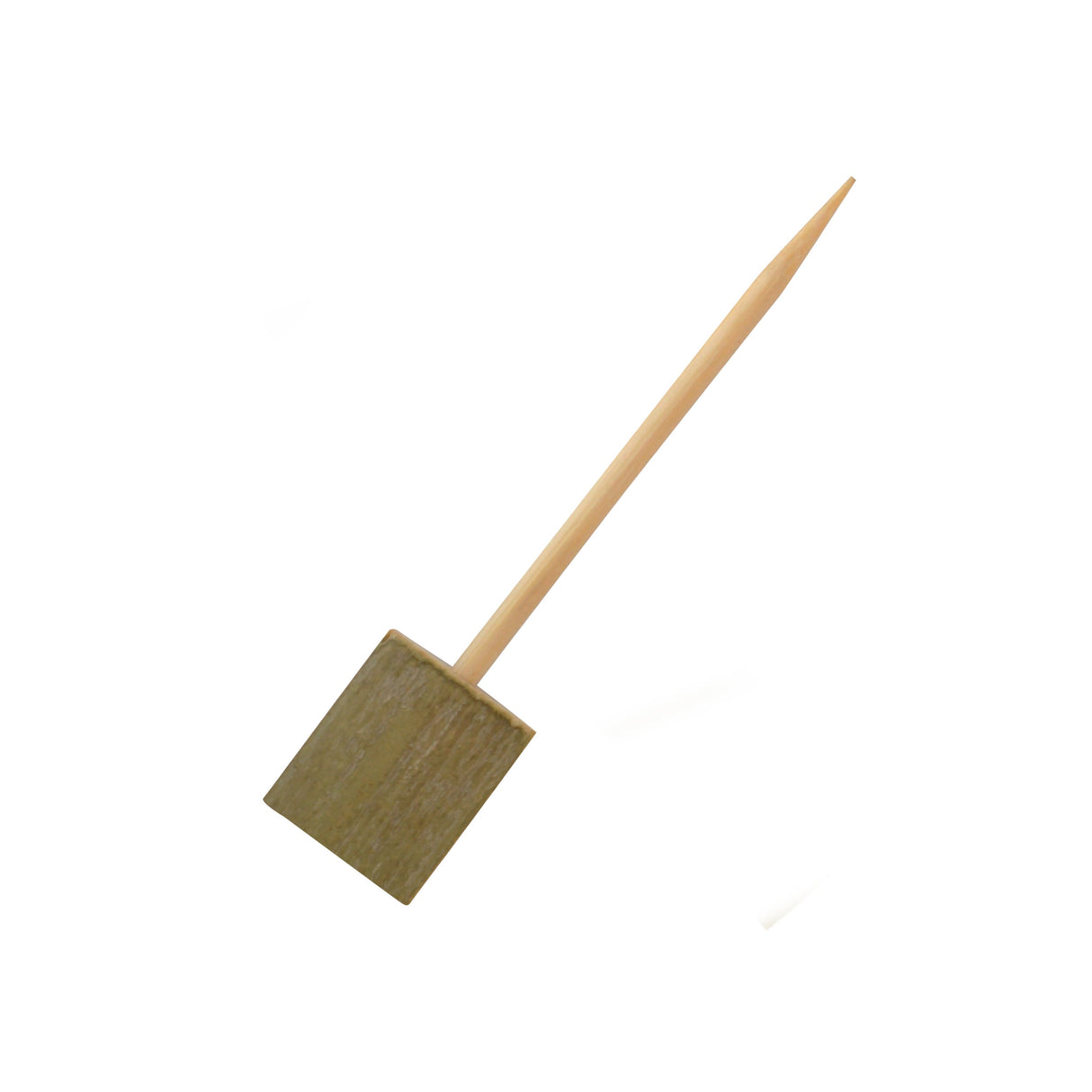 Skewers, Single Prong, 3.9 Inch, Boot, Natural, with Block End, 3.9 Linear Inch,24 - 20 COUNT