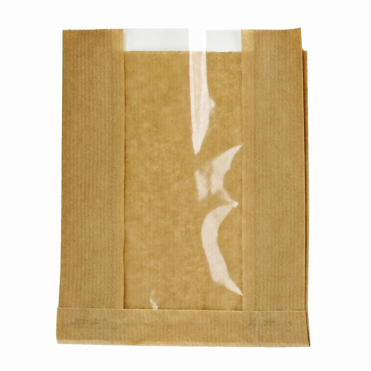 Bags, 11 x 7.1 x 2.8 Inch, Brown, Kraft, with Window,1 - 1000 COUNT