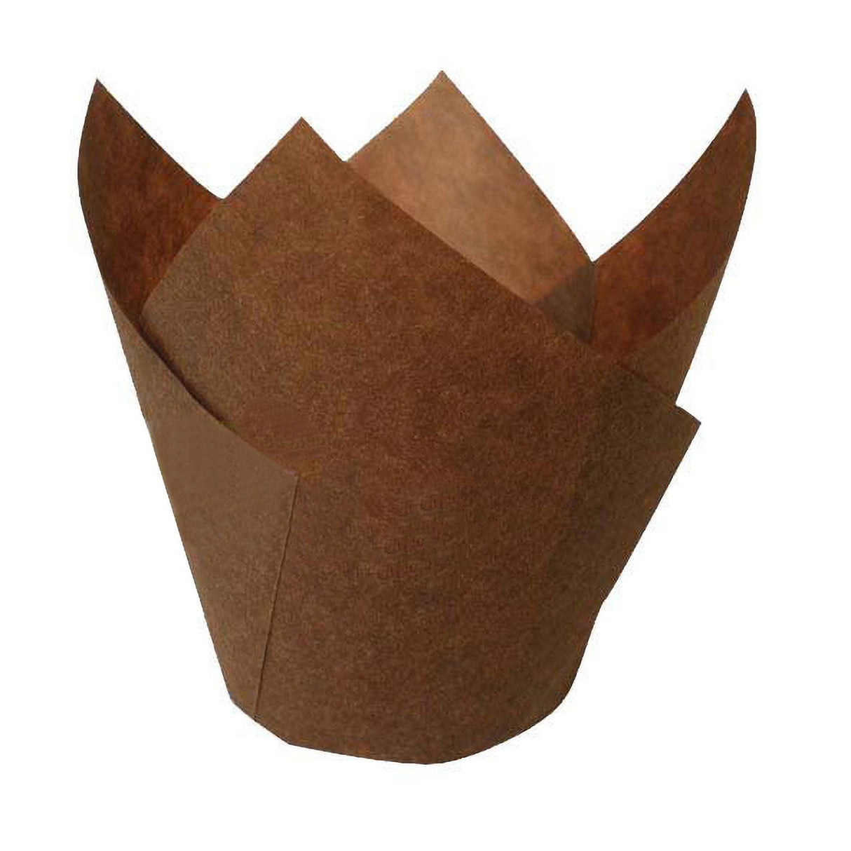 Cups, Baking, 5 Ounce, Paper Tulip, Dark Brown, Grease-Resistant, 5 Ounce,10 - 100 COUNT