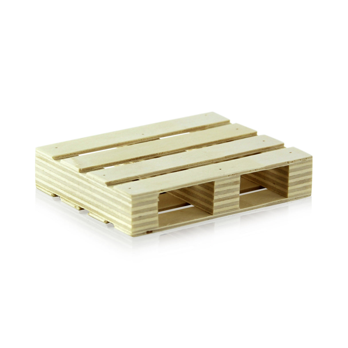 Pallets, Mini, 3.15 x 2.4 Inch, Wooden, Natural, Biodegradeable,1 - 72 COUNT