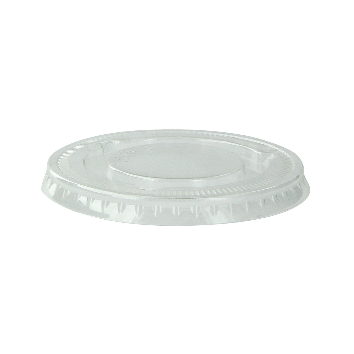 Lids, Flat, Plastic, Clear,25 - 100 COUNT