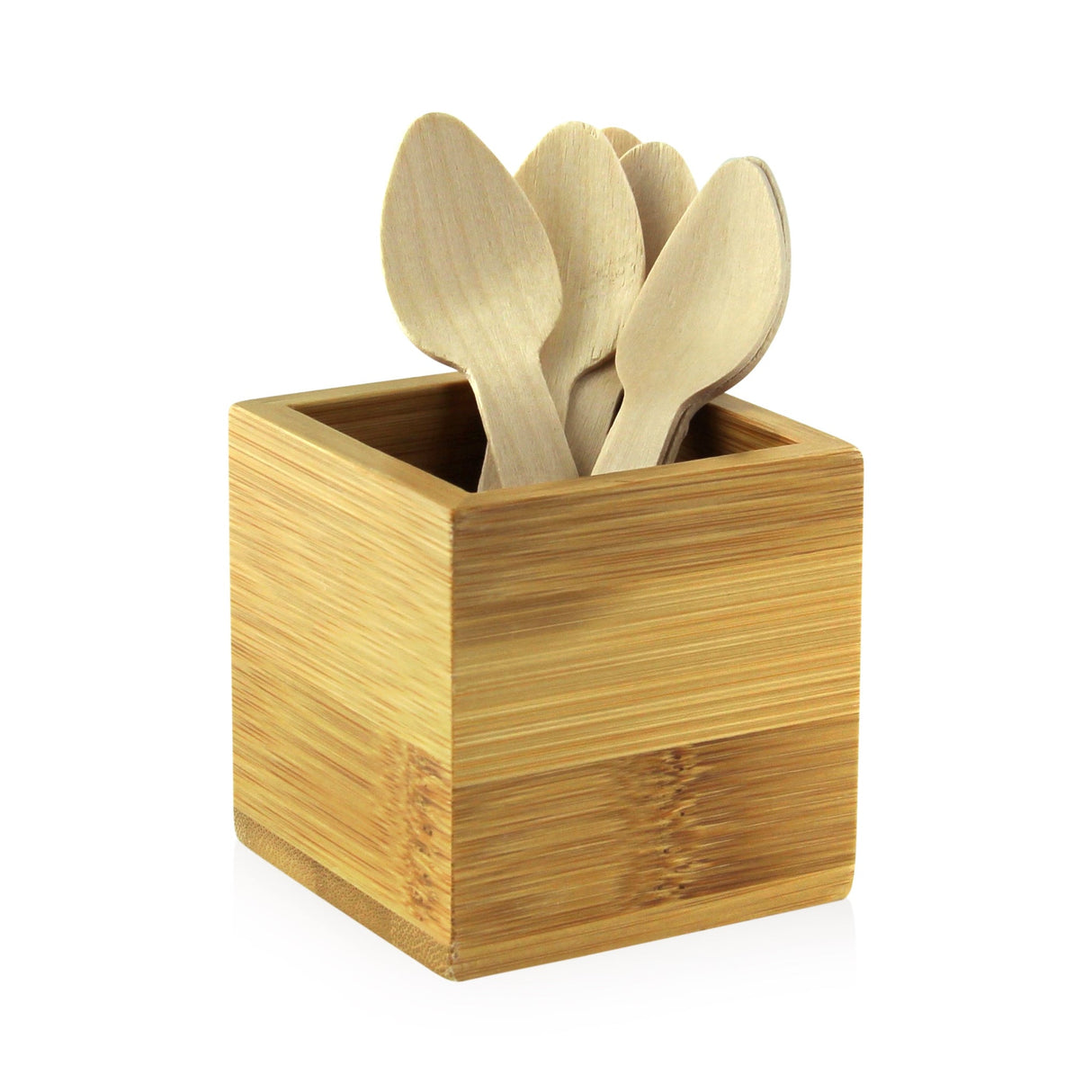 Holders, Cutlery & Napkin, 2.5 x 2.5 x 2.5 Inch, Bamboo, Natural,10 - 1 EACH