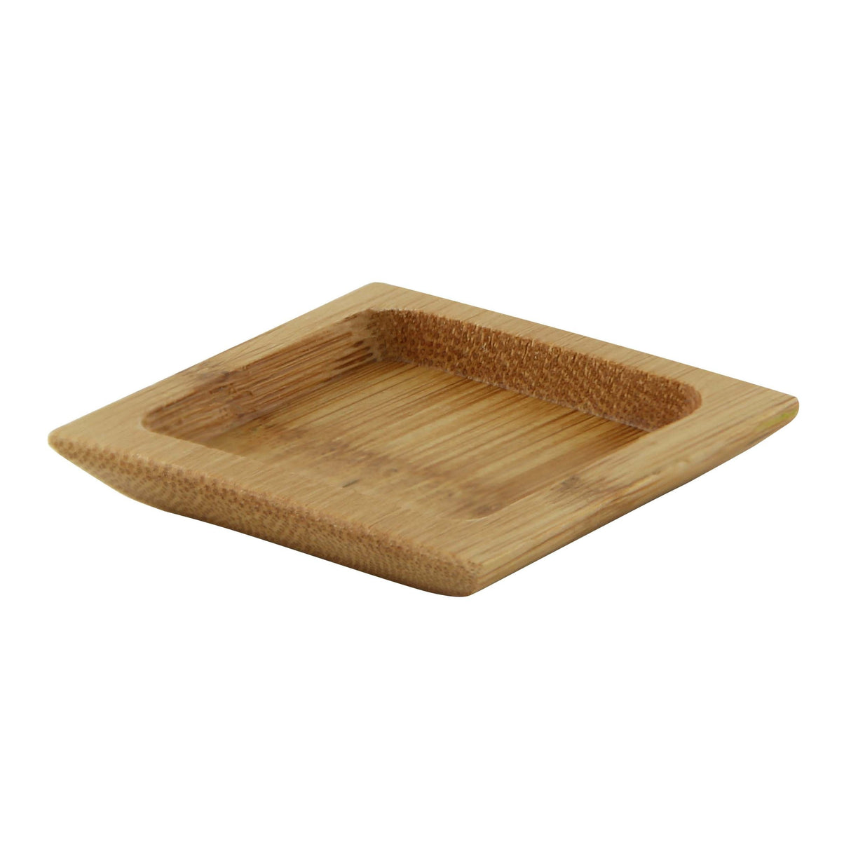 Dishes, Poda, 2.4 x 2.4 Inch, Bamboo, Natural, Square, Biodegradable,6 - 24 COUNT