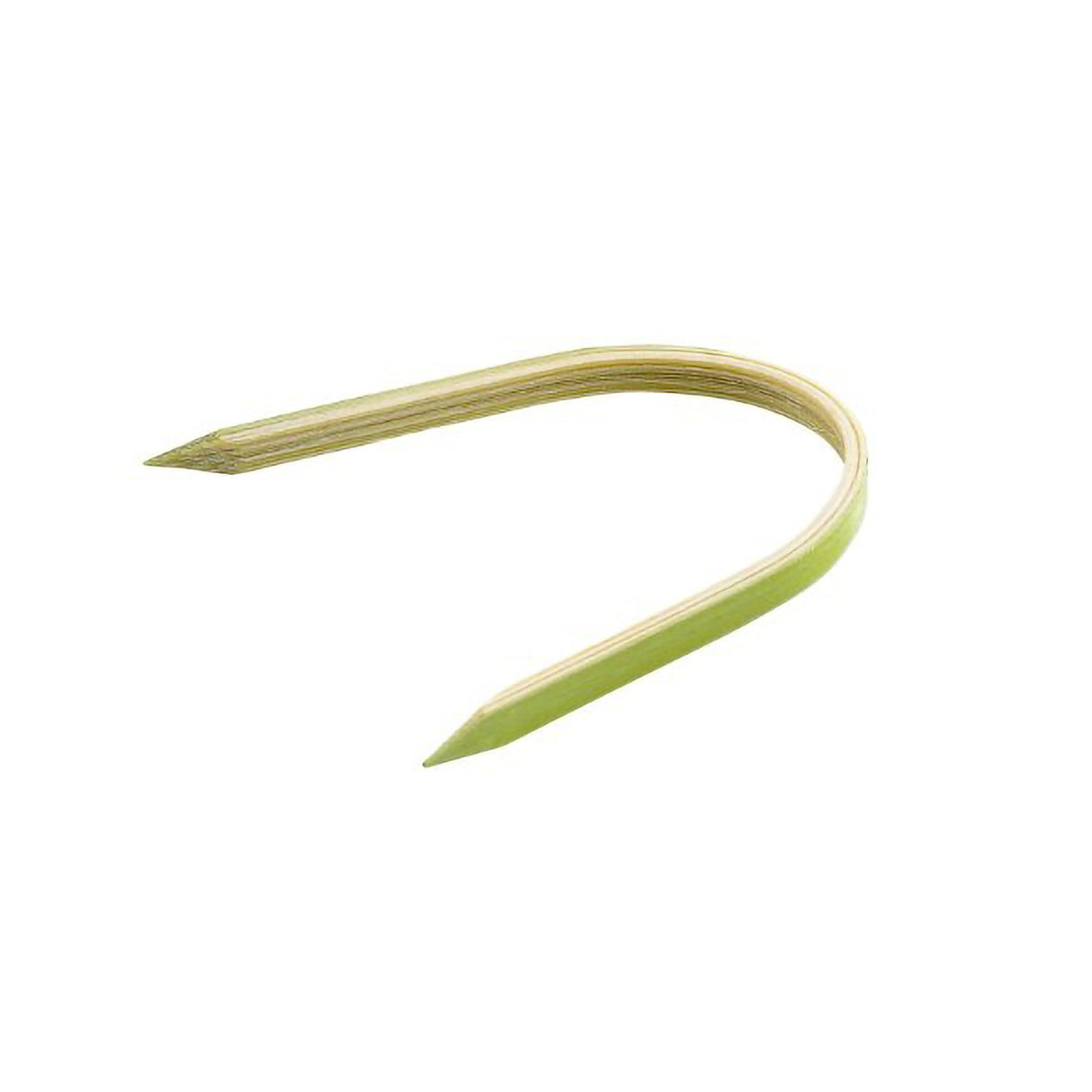 Skewers, 1 Inch, Bamboo, Natural, U Shaped, Biodegradeable, 1 Linear Inch,20 - 100 COUNT