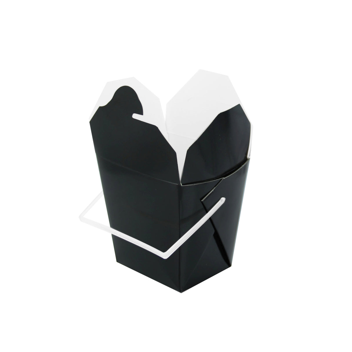 Boxes, Take-Out, 16 Ounce, Paper, Black, With Handle,9 - 50 COUNT