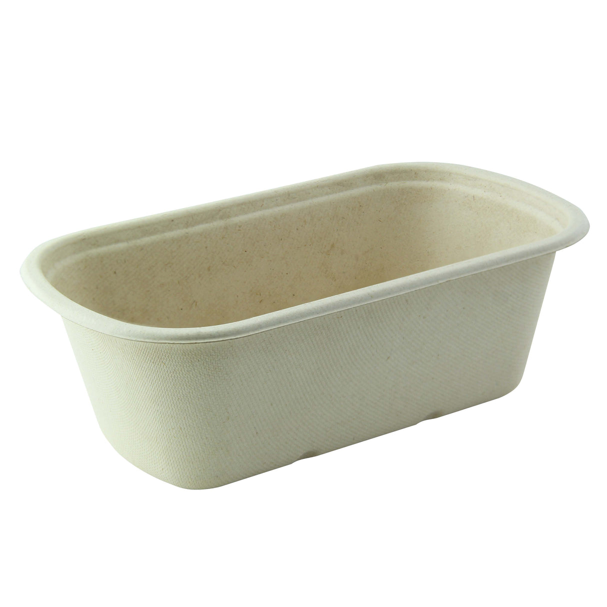 Containers, 40 Ounce, Pulp, Brown, Rectangular, 9 x 5.3 x 2.9 Inch,2 - 125 COUNT