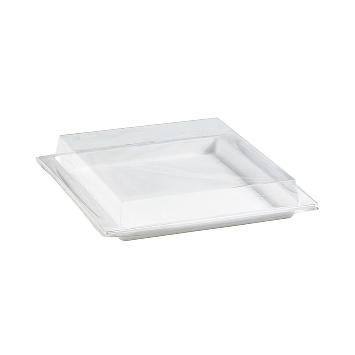 Lids, 10.4 x 10.8 x 1.4 Inch, Plastic, Clear, Rectangular, PET,1 - 200 COUNT
