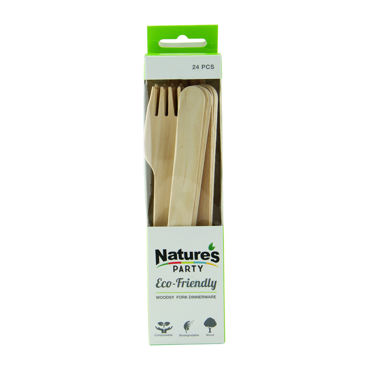 Forks, 6.22 Inch, Wooden,12 - 24 COUNT