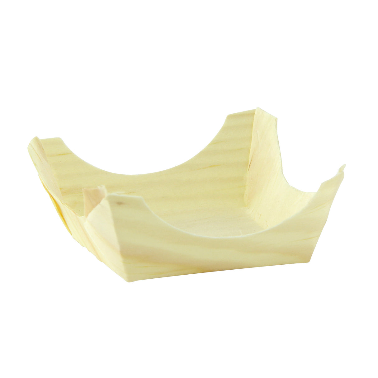 Trays, Food, Wooden, Square,5 - 50 COUNT