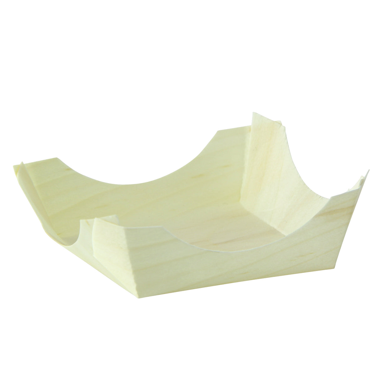 Trays, Food, Wooden, Square,5 - 50 COUNT