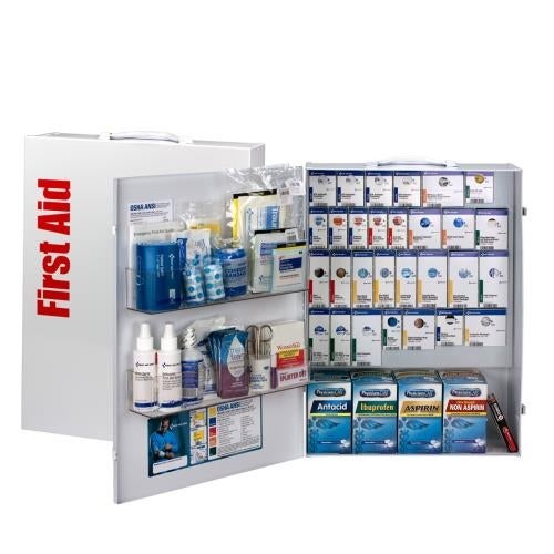 Cabinet, First Aid, SmartCompliance, Food Service, X-Large, Metal, includes Medicine,1 - 1 EACH