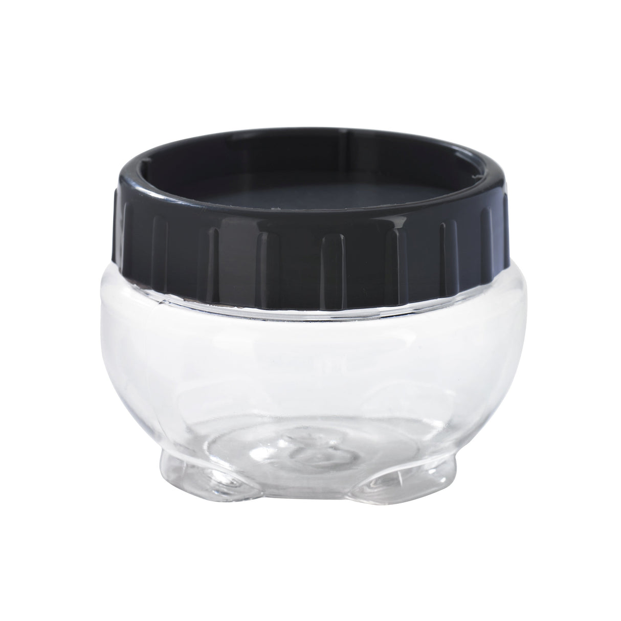 Jars, Bokolocko 14.5 Ounce, PET Plastic, 3.39 x 2.75 Inch, with Grey Lid,36 - 1 EACH