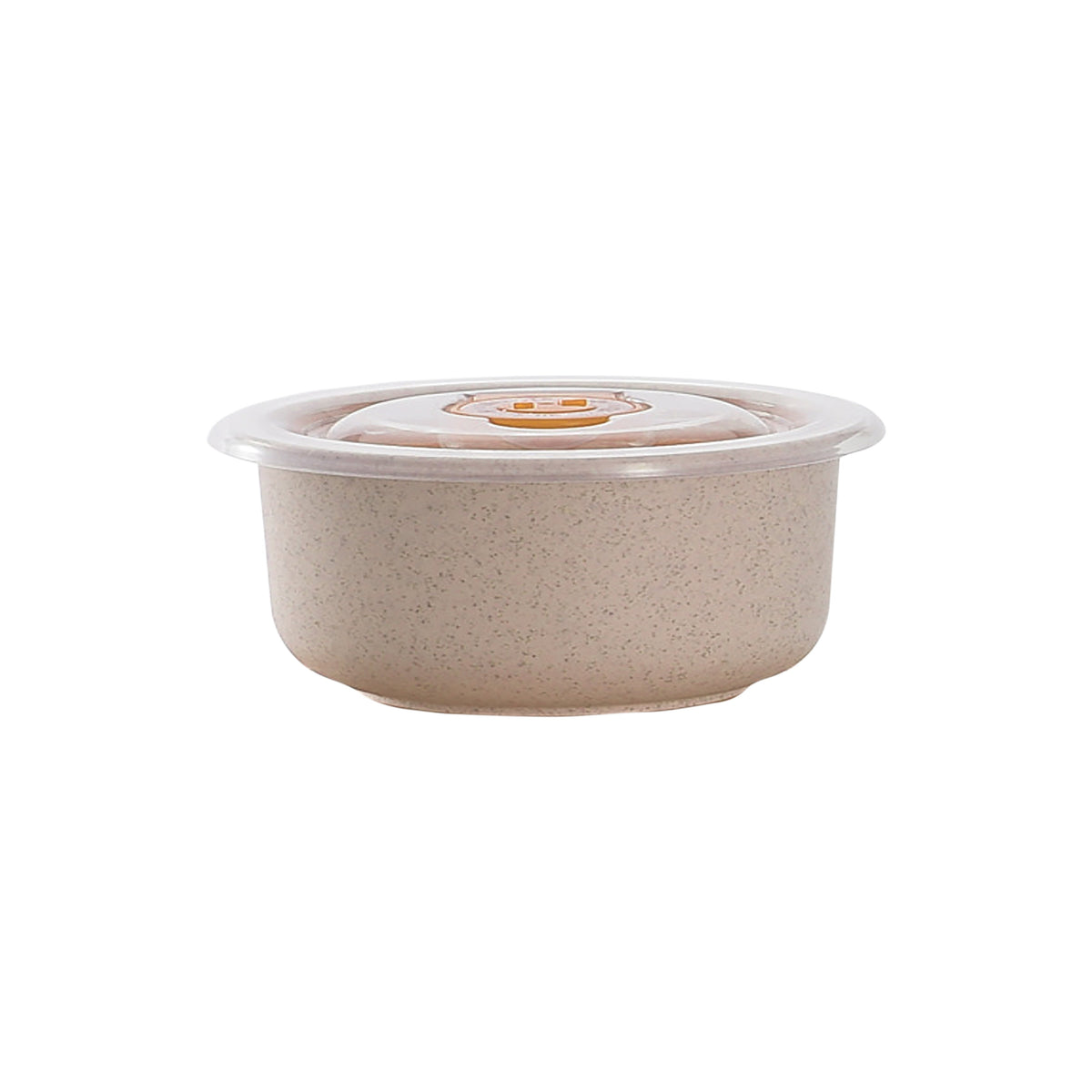 Bowls, Huskly 10 Ounce, Beige, Husk Composite, with Polypropylene Lid, Reusable, 3.93 x 2.28 Inch, 1 Each,40 - 1 COUNT