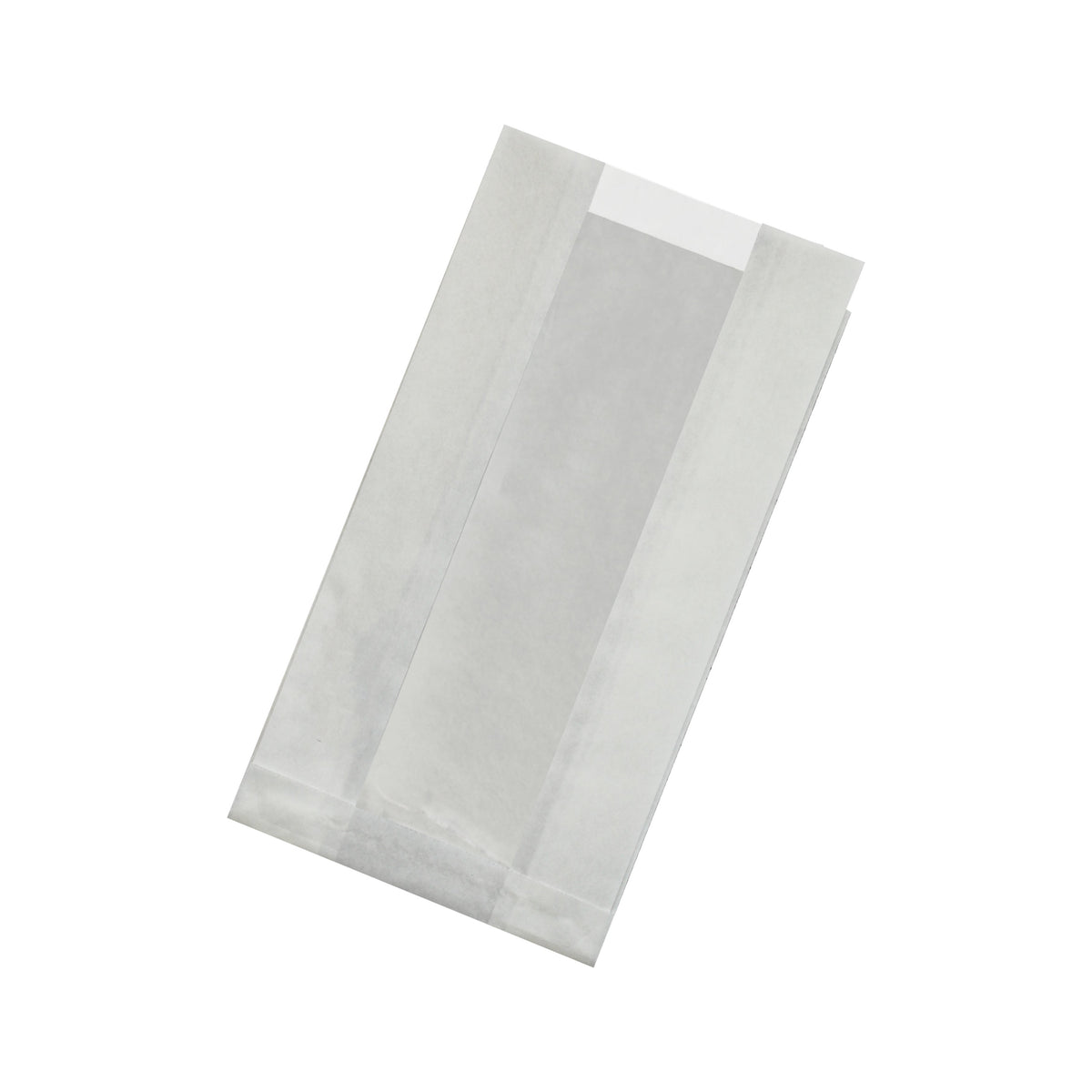 Bags, 8.7 x 4.7 x 2 Inch, Greaseproof Kraft Paper, White, with Window, 1 Each,1000 - 1 COUNT