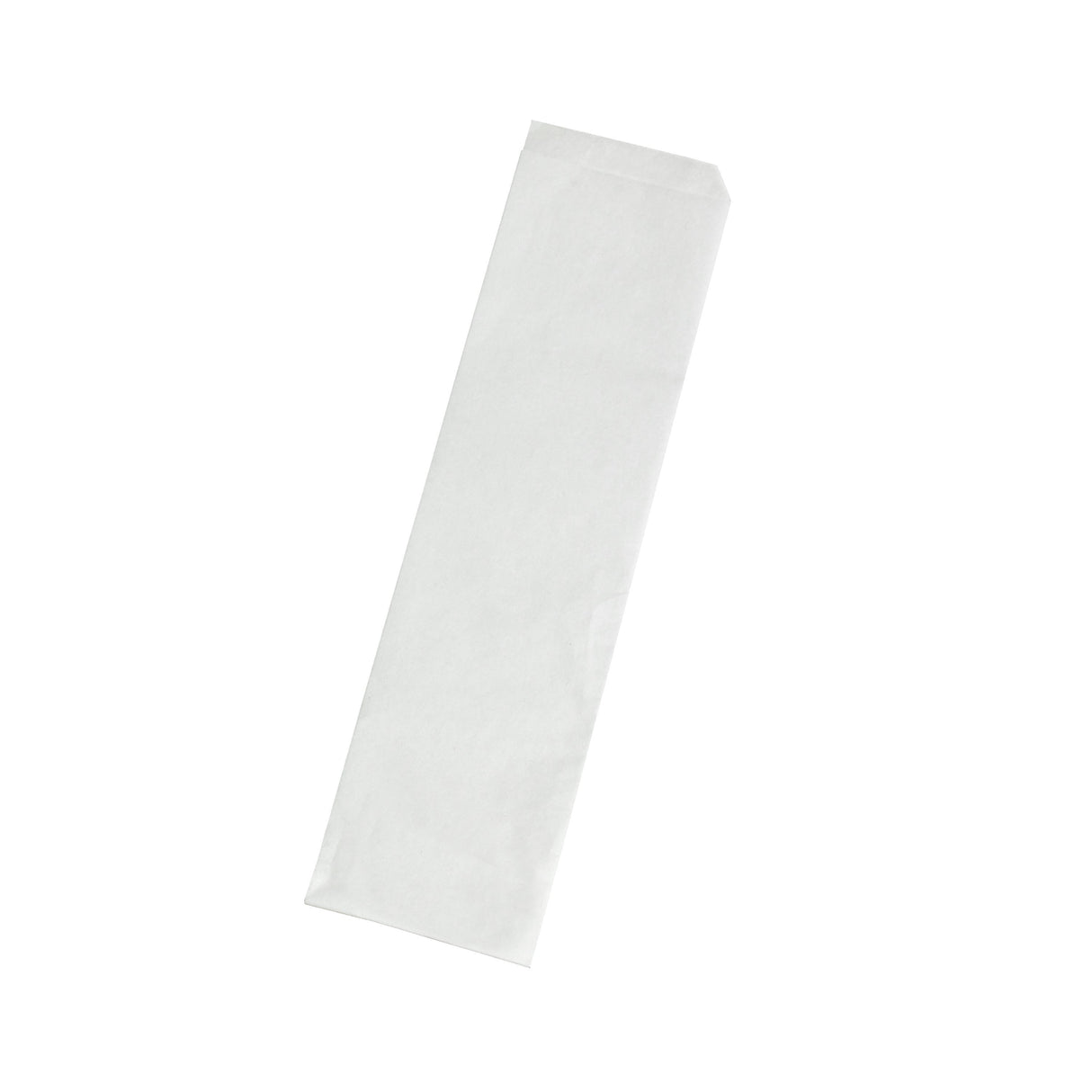 Bags, 13.4 x 3.3 Inch, Greaseproof Paper, White Kraft, Opens on 2 Sides,1000 - 1 EACH