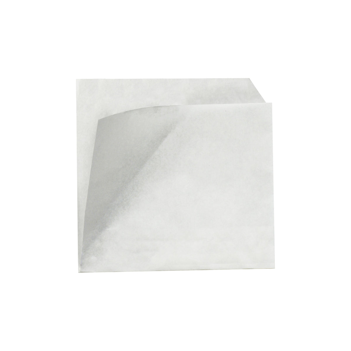 Bags, 4.3 x 4.3 Inch, Greaseproof Paper, White Kraft, Opens on 2 Sides, 1 Each,1000 - 1 COUNT