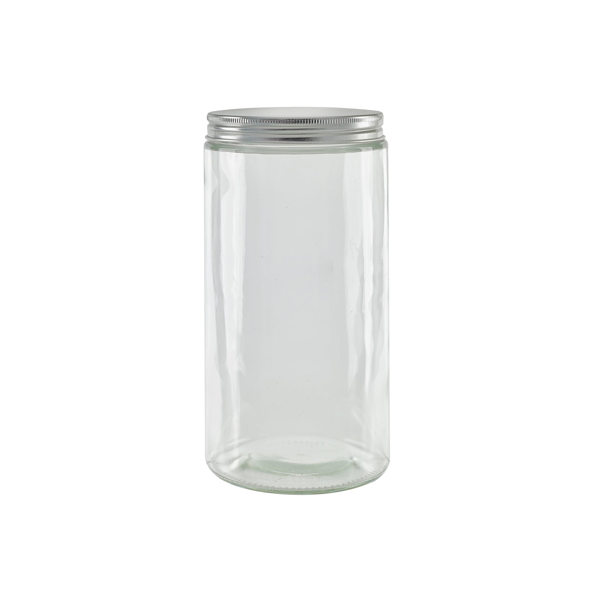 Jars, 33.8 Ounce, Round, Glass, with Aluminum Cap,30 - 1 EACH