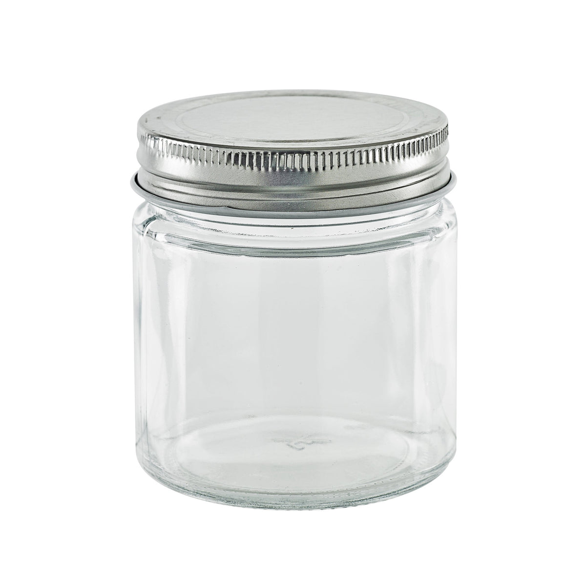 Jars, 8.4 Ounce, Round, Glass, with Aluminum Cap, 1 Each,70 - 1 COUNT