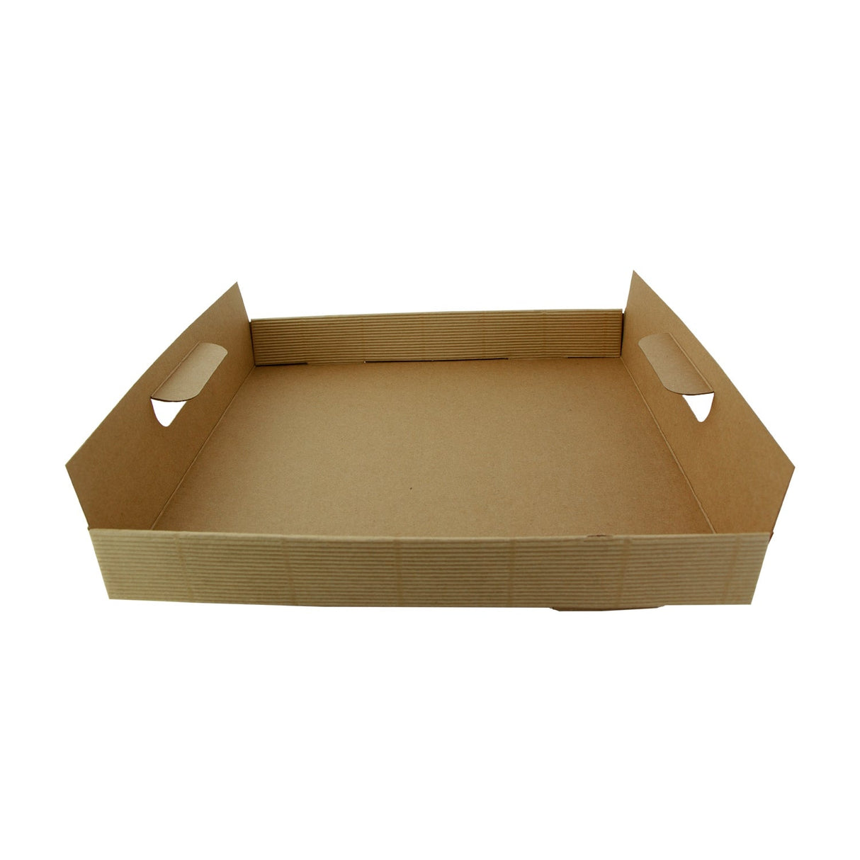 Trays, 15 x 11 x 1.7 Inch, Paper, Kraft, with Handles,2 - 50 COUNT