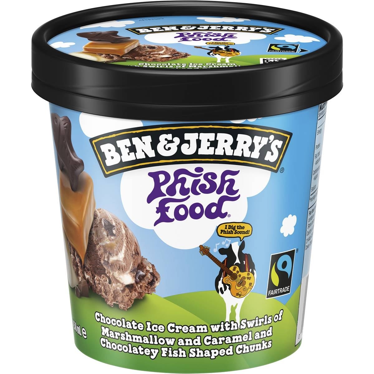 Ice Cream, Hard Serve, Phish Food, 1 Ounce,8 - 16 FLUID