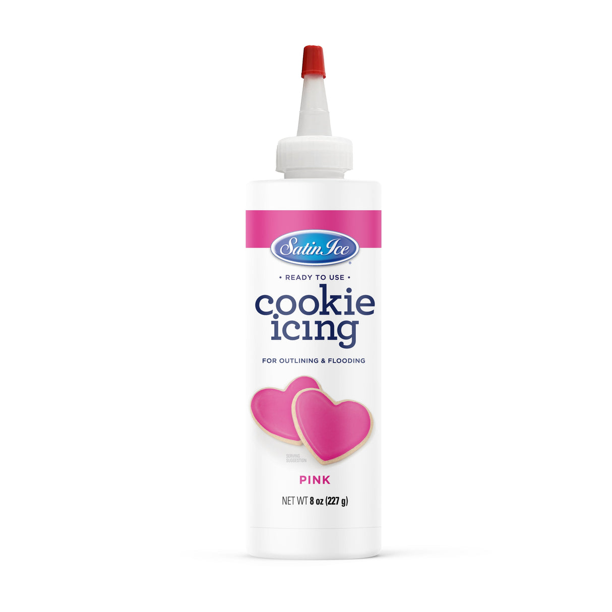 Icing, Cookie, Pink,3 - 8 OUNCE