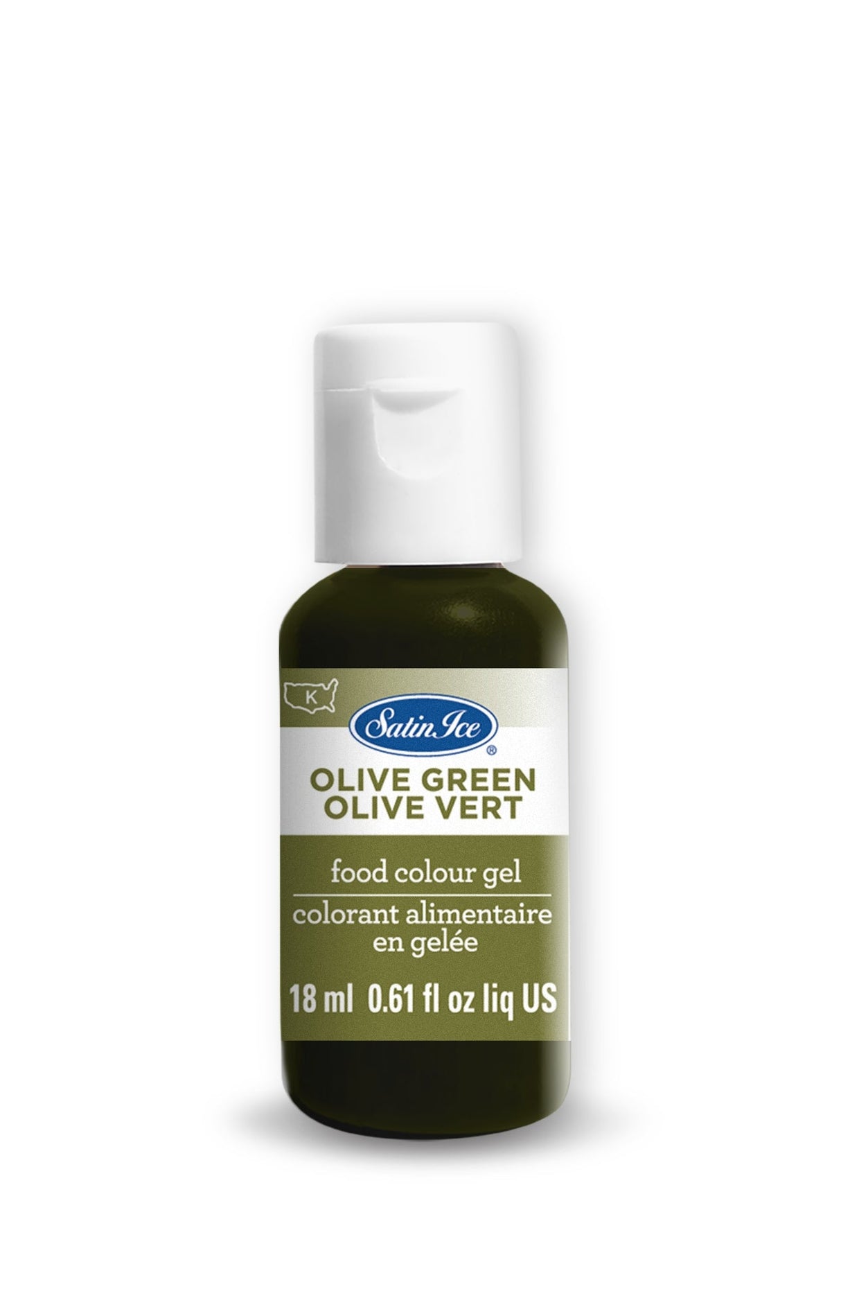 Food Colors, Olive Green, Gel,12 - 0.61 OUNCE
