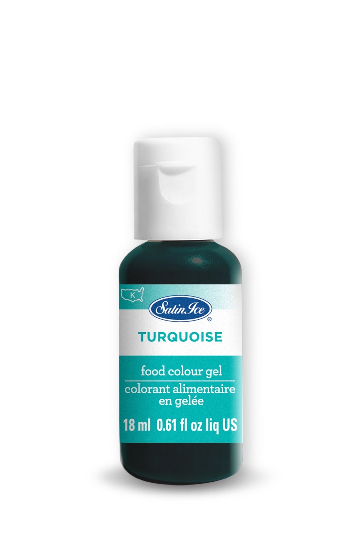 Food Colors, Turquoise, Gel,12 - 0.61 OUNCE