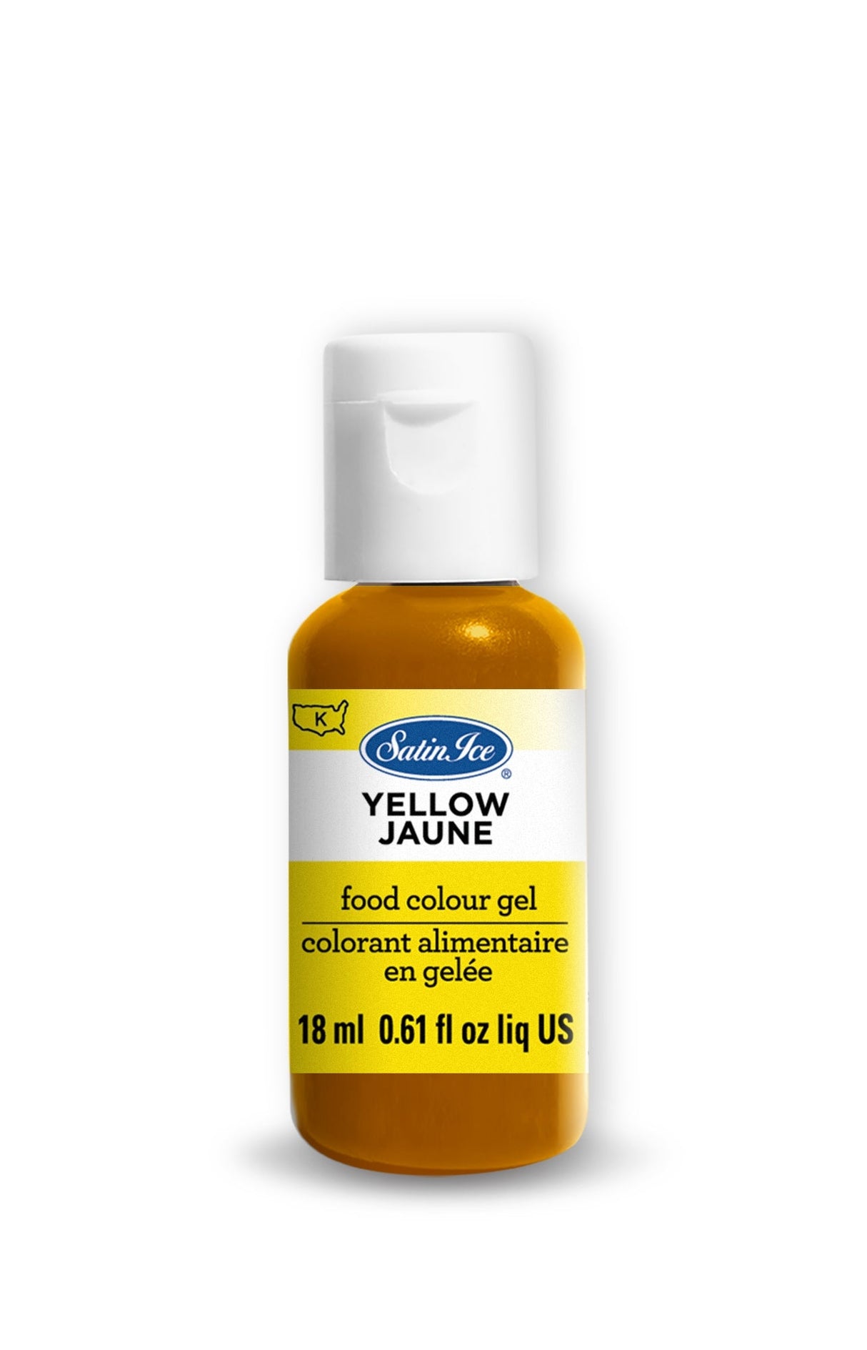 Food Colors, Yellow, Gel,12 - 0.61 OUNCE