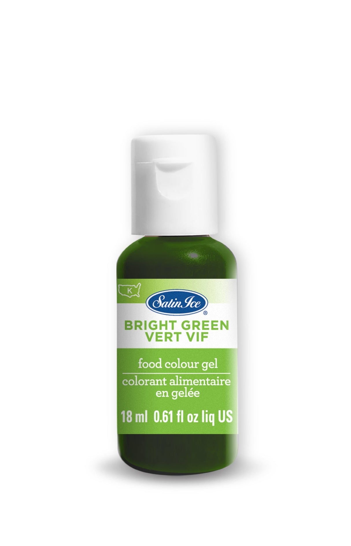 Food Colors, Bright Green, Gel,12 - 0.61 OUNCE