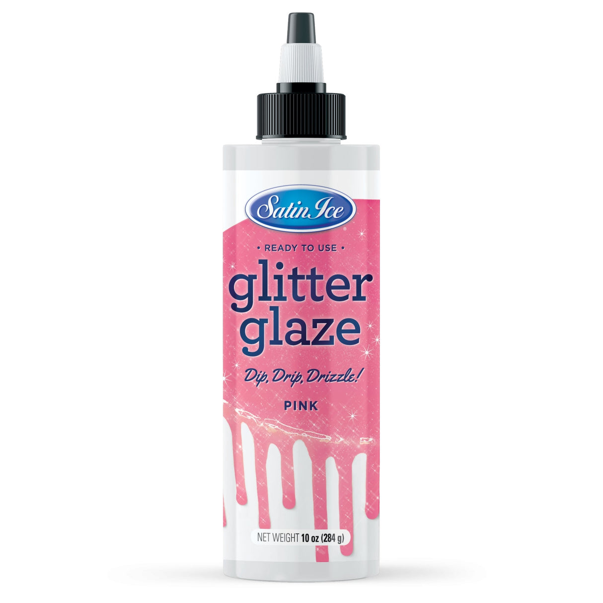 Glitter Glaze, Pink,3 - 10 OUNCE