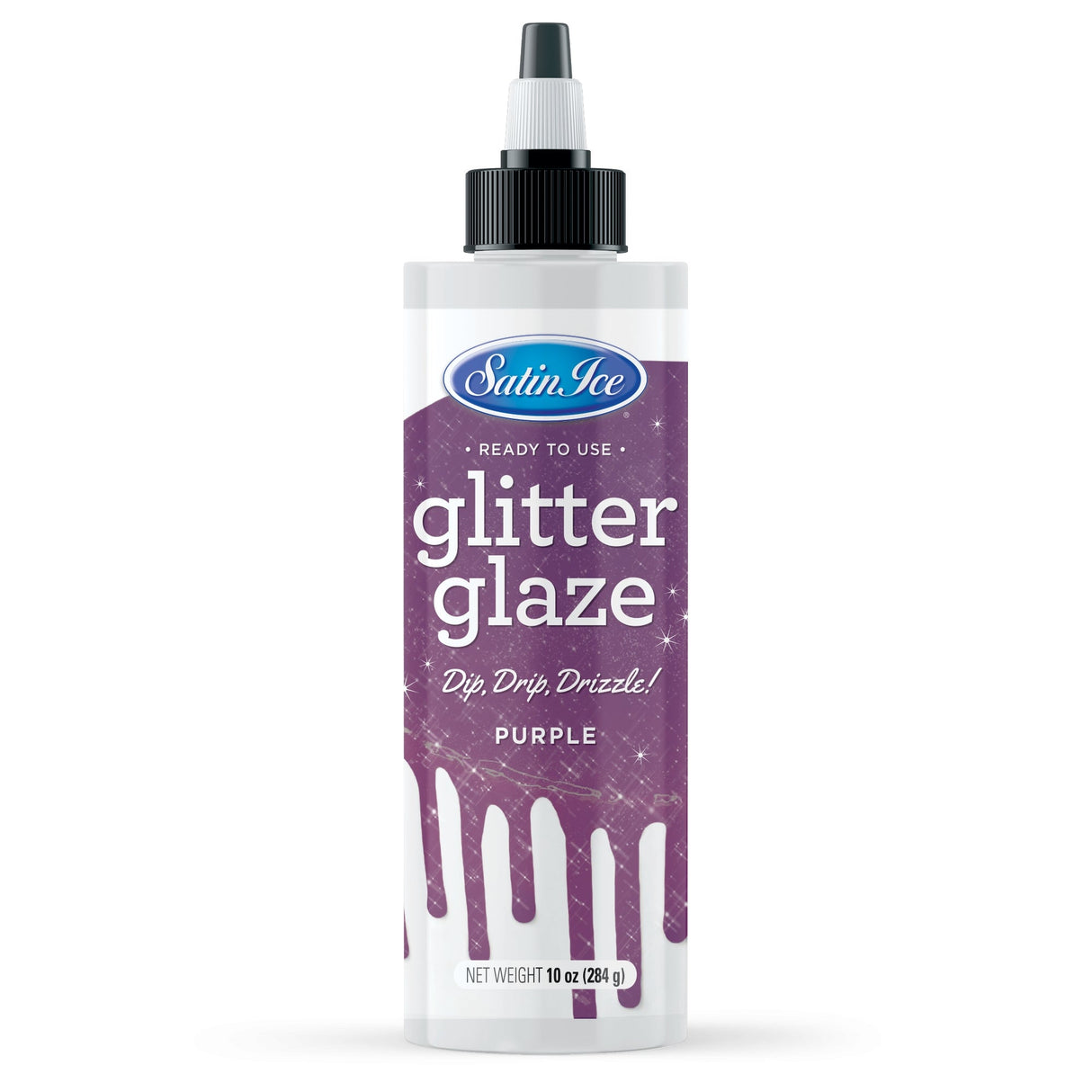Glitter Glaze, Purple,3 - 10 OUNCE