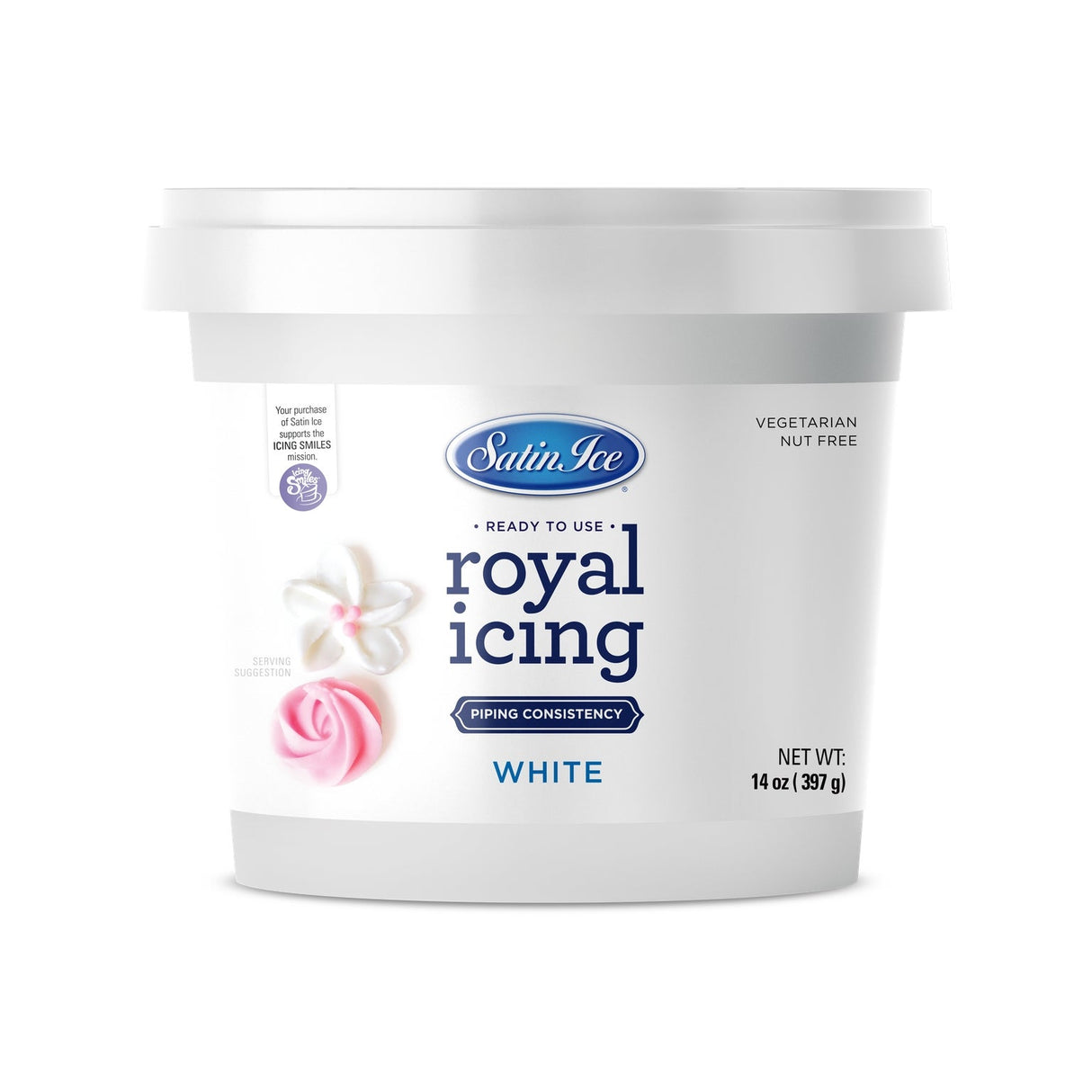 Icing, Royal, White, Ready-To-Use,3 - 14 OUNCE
