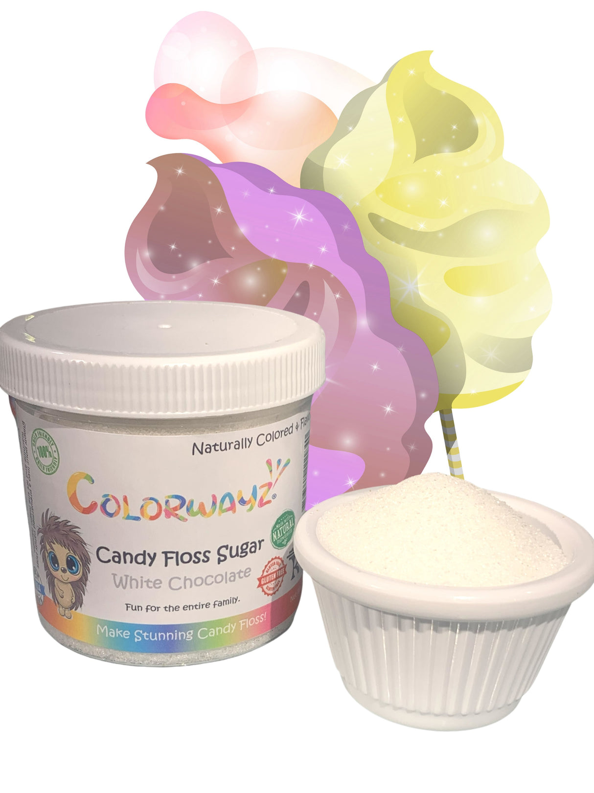 Sugar, Cotton Candy, White Chocolate,6 - 5 OUNCE